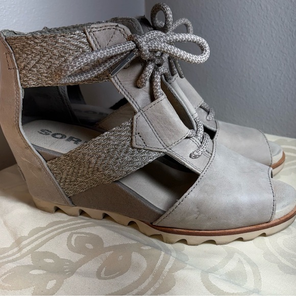 Sorel Shoes - Sorel Women's Joanie Lace Wedge Sandals.